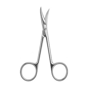 TIJERA DE IRIS CURVA 11CM DOCTOR